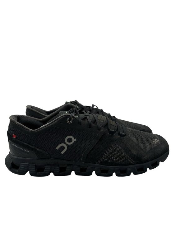 On Cloudflow Running Sneaker Shoes Mens Sz 10 Lace Up Low Top Mesh Black main image 7